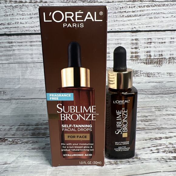 L'Oreal Sublime Bronze Self-Tanning Facial Drops Fragrance Free - 1.0 FL OZ - Picture 1 of 7